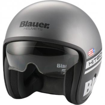 Cascos Aero Blauer Pilot 1.1 06 Jet Color Gris-Negrura XS