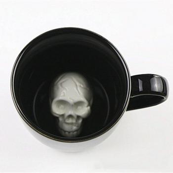 Skull Design Ceramic Mug