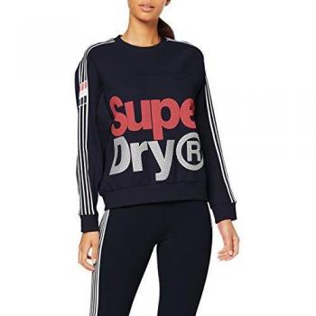 Felpa Superdry Cropped Donna Navy Blue