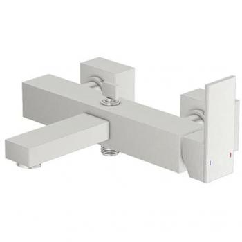 Steinberg Serie 160 Wannen-Einhebelmischbatterie Brushed Nickel 190mm mit Umsteller