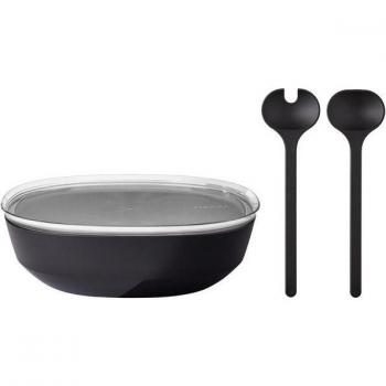 Mepal Silueta 2-teiliges Set: Servierschale und Salatbesteck