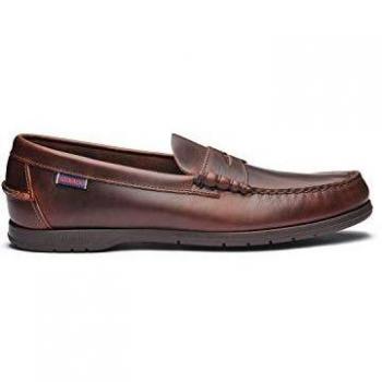 Sebago 70003i0, Mocassins en cuir pour homme, Marron, 41.5