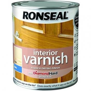 Ronseal Satin Interior Varnish 750ml Clear