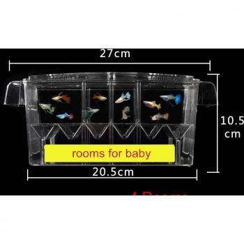 Durable Acrylic Fish Breeding Box for Betta