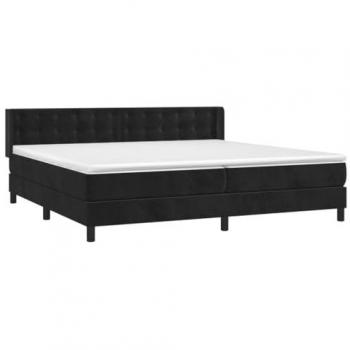 VidaXL Boxspringbett mit Matratze Samt 200x200 cm