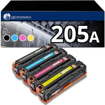 Pack de 4 Toners Compatibles HP 205A