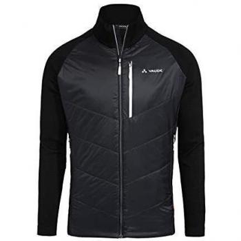 VAUDE Herren Jacke Larice LesSeam: Schwarze Rundstrick-Skitourenjacke (S/M)