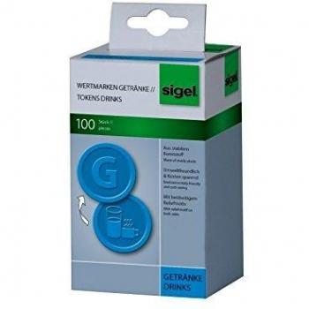 Sigel Etichette per Bevande – Blu – Riciclabile – 100 pezzi