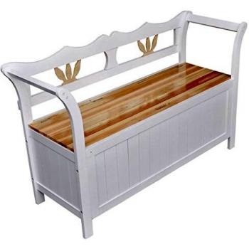 Estantería de Bancos de Madera Blanco VidaXL