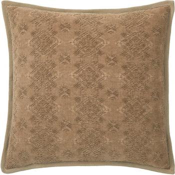 Housse de coussin Syracuse en velours vert 45 cm