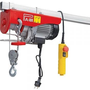 Gru Officina Paranco Elettrico 200/400 kg, Cavo 12 m