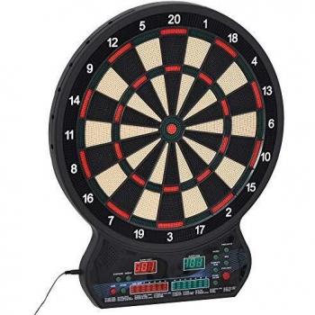 Black and Orange LED Electronic Dartboard with Digital Score