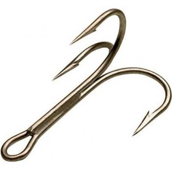 Unisex 6/0 VMC‑9617 Shaugnessy Treble Hook Permasteel Bundle