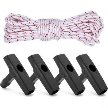 Corde de rechange 10m 4.0mm avec poignées pour outils de jardin