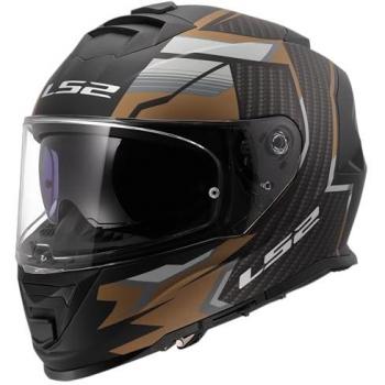 Casco Integrale Ls2 Ff800 Storm II Tracker Nero Oro XS