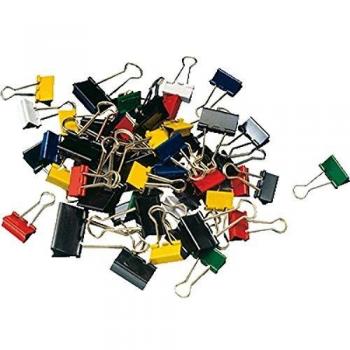 Maulys Assorted Fold-Back Clips 50 Set