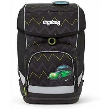 Ergonomic Cubo Set – Schulrucksack, 5‑Teile inklusive Drunter und DrüBär, Schwarz