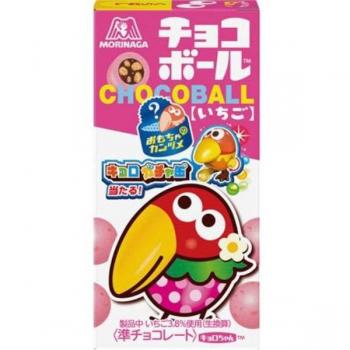 Morinaga Seika Boules Chocolat Fraise 25g