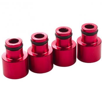 B/D Series Honda Fuel Injection Hat Adapters – Quad Pack (D16, B16, H22, F22)