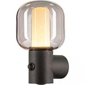 Ovalisk CCT Adjustable LED Outdoor Wall Light with Sensor, IP65