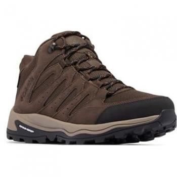 Columbia Redmond IV Mid Waterproof Walking Shoe Cordovan Tangy Orange UK Men's 14