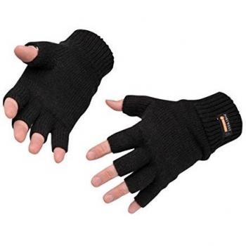 Portwest Insulatex Fleece Grip Gloves Black One Size