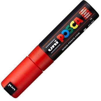 Faber Castell Marker UniPosca Strich: 8 mm rot