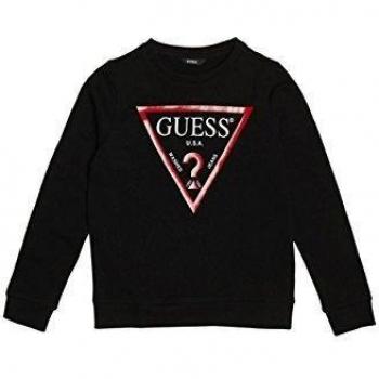 Felpa Bambino Guess Ls Core Jet Black A996