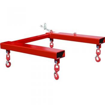 Big-Bag-Traverse TBB-W, Stahl, L 900 x B 945 x H 365 mm, feuerrot