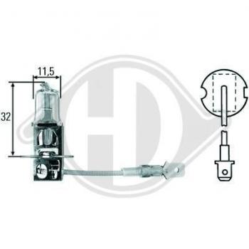 Ampoule Projetor H3 LID10015 Diederichs pour Polo Schrägheck