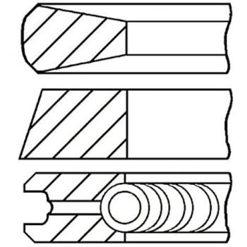 Fasce Elastiche Goetze Engine 08-103207-00 Set