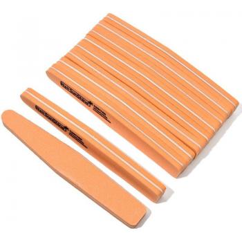 Pack de 10 limas de uñas, grano 100/180, 7 fases pulido, Doble cara, Accesorio para uña #TF31