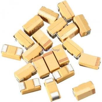 Condensateur 100µF 6,3 V SMD 3216 (UN107) – Kit de 10