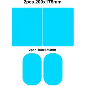 2/4PCS Anti-Fog Waterproof Film for Side Mirrors