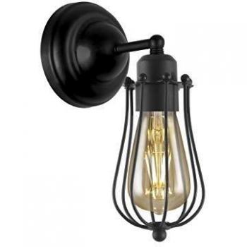 Aplique industrial negro 1 x 60W