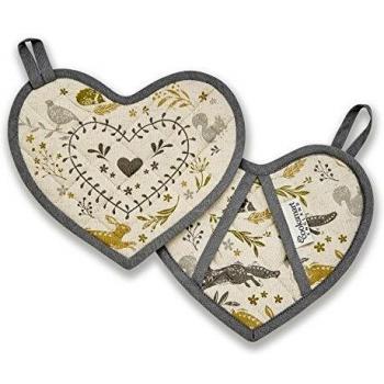 Natural Cotton Pot Holder Pair