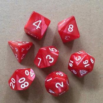 Kit de dés polyédriques 7 pièces D&D
