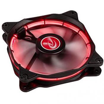 Dual 120mm Raijintek Aura 12 Red LED PWM Fans