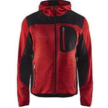 Blaklader Hochsichtbare Strickjacke Rot Schwarz Größe M