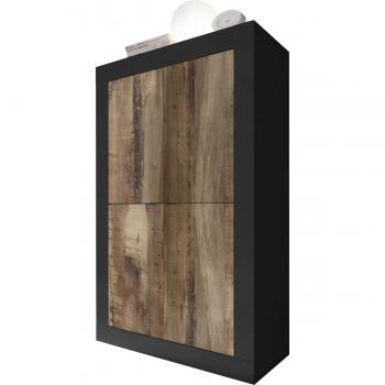 INOSIGN Highboard Basic Höhe 162 cm, Breite 102 cm, Kommode 4 Türen, Hochkommode