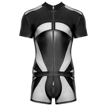 Svenjoyment Kurzer Stehkragen Overall L