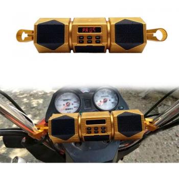 Adjustable Bracket Motorcycle Bluetooth Speaker with MP3 and FM Radio