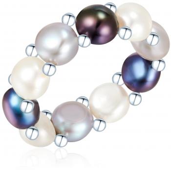 Perla Blanca Genciana Valero Anillo