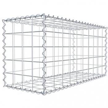 Gabion Wire Basket 100 cm x 50 cm x 40 cm, mesh 10 cm x 10 cm, spiral fastening