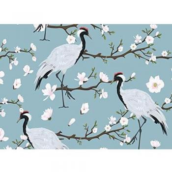 Tapisserie Animaux Chambre XXL Bleu Marron Vert Rose Rouge Noir Blanc