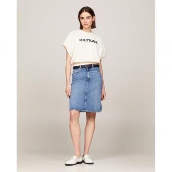 Stylová modrá džínová sukně pro ženy od Tommy Hilfiger