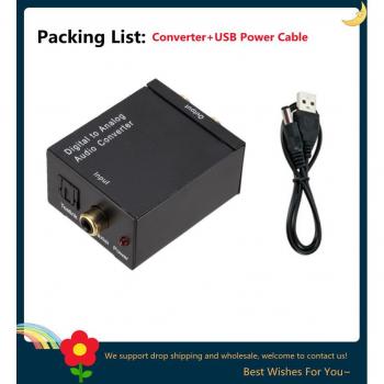 Décodeur Toslink Vers RCA Dual Amp