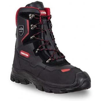 Oregon Yukon Class 1 Leather Chainsaw Protective Boots, Metal Toe Cap, Professional Recommended Water Resistant Anti Static Safety Work Boot, UK Size 11
