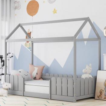 Letto Invernale Soppalco 90x200 cm – Legno e Rete a Doghe