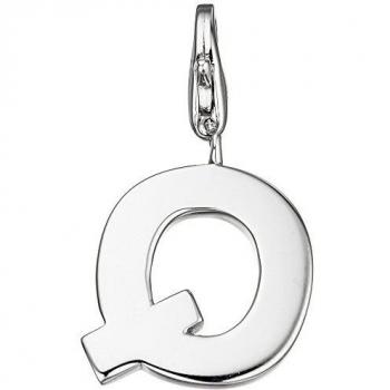 Bettelarmband Charm Buchstabe Q 925 Silber Anhänger